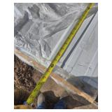Future Pole Barn Steel.  50- 8ft sheets white color,  one bundle!