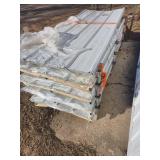 Future Pole Barn Steel.  50- 8ft sheets white color,  one bundle!