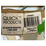 QUICK PRODUCTS RV BUMPER MOUNTED BIKE RACK