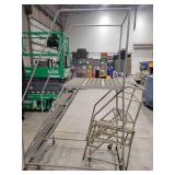 Lot of Two Rolling Safety Ladders (602654)