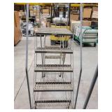 Lot of Two Rolling Safety Ladders (602654)