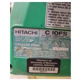 Hitachi C10FS (602687) 10" Slide Compound Saw, Untested/As Is