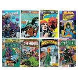 Spiderman Web of Life, Ragman, Daredevil, Black Lightning, Dazzler, The Defenders, Aquaman, & SGT Rock Comics
