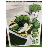 Mike Madano Minnesota North Stars Autographed 17X21 Poster with Authentication in holder-Very Cool Piece! High Quality!!