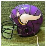 Minnesota Vikings Unique Art Lamp/ Glowing Night Light -Light works!