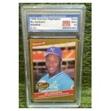 1986 Donruss Highlights Bo Jackson rookie card RC authentication GEM MINT 10