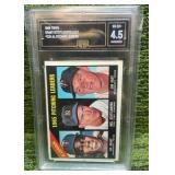 1966 Topps Jim KAAT AL Pitching Leaders graded 4.5 Minnesota Twins & New York Yankees