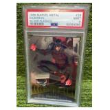 1995 Marvel Metal Daredevil, Silver Flasher PSA graded 9