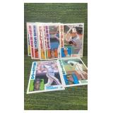 1984 Topps Oversized Set (#1-30) set includes Cal Ripken & Ricky Henderson