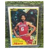 1981 Topps NBA, Julius Irving- Philadelphia 76ers