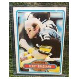 1980 Tops NFL, Terry Bradshaw, Pittsburgh Steelers QB