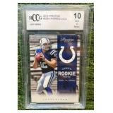 2012 Prestige Rookie Drafted Andrew luck BCCG graded 10 Indianapolis Colts