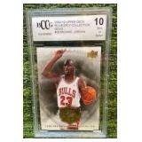 2009–10 Upper Deck, MJ Legacy Collection Gold, Michael Jordan CCG graded 10 Chicago Bulls