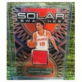 2024–25 OBSIDIAN Basketball ZACCHARIE RISACHER Solar Swatches Patch Atlanta Hawks RC Rookie Card