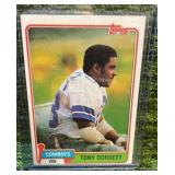 1981 Topps Football Tony Dorsett, Dallas Cowboys RB