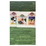 1993 Topps Stadium Club Master Photo set of 3= Nolan Ryan, Kirby Puckett, & Ken Griffey Jr.