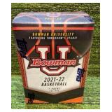 2021–22 Bowman U Basketball Blaster box, 7 packs, 28 total cards