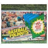 1983 Topps Baseball Fold Outs 17 photos Sealed