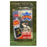 1986 Dunruss Sealed Major League All-Stars Pop-up puzzle and cards Hank Aaron puzzle