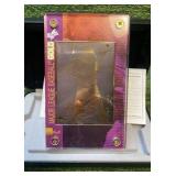 1997 Authentic Gold Metal Mike Piazza Los Angeles Dodgers in case and holder