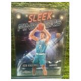 2025–26 Topps Chrome KON KNUEPPEL Sleek Finishers RC rookie card, Charlotte Hornets