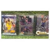 LeBron James 3 Card Lot Serenity insert, 202-21PRIZM Dominance, & 2021 Optic T-Minus. L.A. Lakers