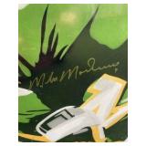 Mike Madano Minnesota North Stars Autographed 17X21 Poster with Authentication in holder-Very Cool Piece! High Quality!!