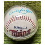 Kirby Puckett  Sweet Spot Autographed MLB baseball with JSA Authentication Minnesota Twins- NICE Piece