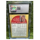 1990–91 NBA Hoops Michael Jordan CSG/CGC graded NM/Mint 8.5 Chicago, Chicago Bulls Iconic Card!