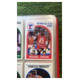 1989 NBA Hoops set (#1-353) and 1990 fleer NBA Set (#1-97) missing#338, includes Jordan