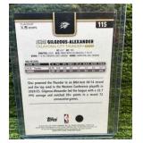 2025–26 Topps Flagship Blackout SHAI GILGEOUS – Alexander- All Blackout- Oklahoma City Thunder