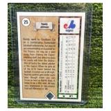 1989 Upper Deck Randy Johnson Rookie Card RC Montréal Expos