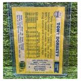 1982 Topps NFL, Tony Dorsett NFC All Pro Dallas Cowboys