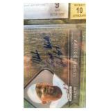 2012 Press Pass Showcase ALSHON JEFFERY /299 Beckett graded 9 Mint, Autograph 10