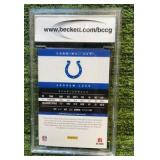 2012 Prestige Rookie Drafted Andrew luck BCCG graded 10 Indianapolis Colts