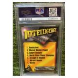 1995 Marvel Metal Professor X Silver Flasher PSA graded MINT 9 X-Men