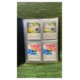 Pokémon Mix Lot Book containing approximately 50 cards