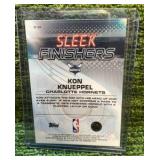2025–26 Topps Chrome Basketball KON KNUEPPEL Sleek Finishers RC rookie card, Charlotte Hornets