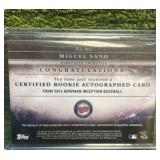 2016 Topps Inception Certified Autograph, Miguel Sano, Minnesota Twins