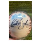 Tom Kelly, Minnesota Twins manager autographed baseball with Rick, Aguilera, and more