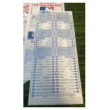 1982 All-Star Game Official Ballots(5)