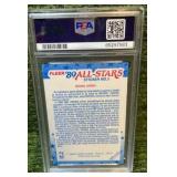 1989 Fleer Sticker All stars Michael Jordan PSA graded 7 Chicago Bulls