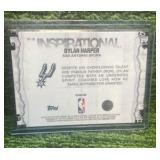 2025–26 Topps Chrome basketball Dylan Harper Rookie card RC Inspirational Insert San Antonio Spurs REFRACTOR