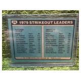 1980 Topps Strikeout Leaders Nolan Ryan & J.R.Richard