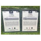 2025–26 Topps Chrome Basketball Ace Bailey Lot, rookie card, RC Red White and Blue Refractor & Pulsar Refractor RC rookie card Utah Jazz