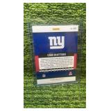 2025 Revolution CAM  SKATTEBO rookie card, New York Giants RB RC