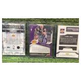 LeBron James 3 Card Lot Serenity insert, 202-21PRIZM Dominance, & 2021 Optic T-Minus. L.A. Lakers