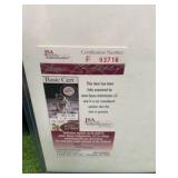 Mike Madano Minnesota North Stars Autographed 17X21 Poster with Authentication in holder-Very Cool Piece! High Quality!!