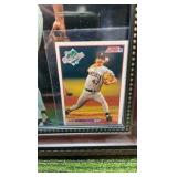 Jack Morris Autographed Photo in Frame with Inscription "91 W.S. MVP" of  the Minnesota Twins with Trading Card