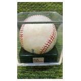 Multiple Autograph Baseball by: Harmon Killebrew with "HOF 84" Inscription, Michael Cuddyer, + One More Autograph, Minnesota Twins